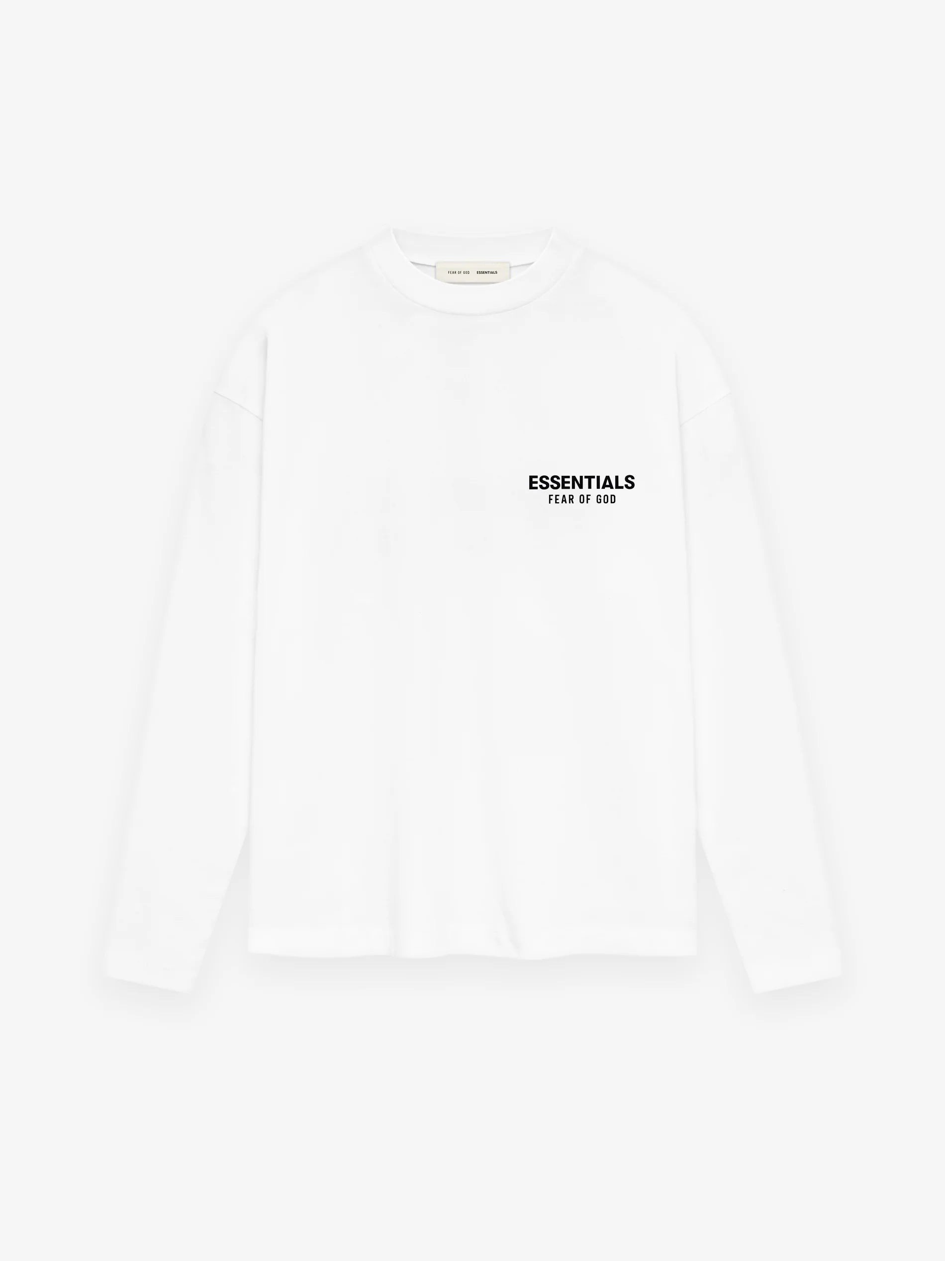 CLASSIC FIT LONG SLEEVE TEE - BRIGHT WHITE