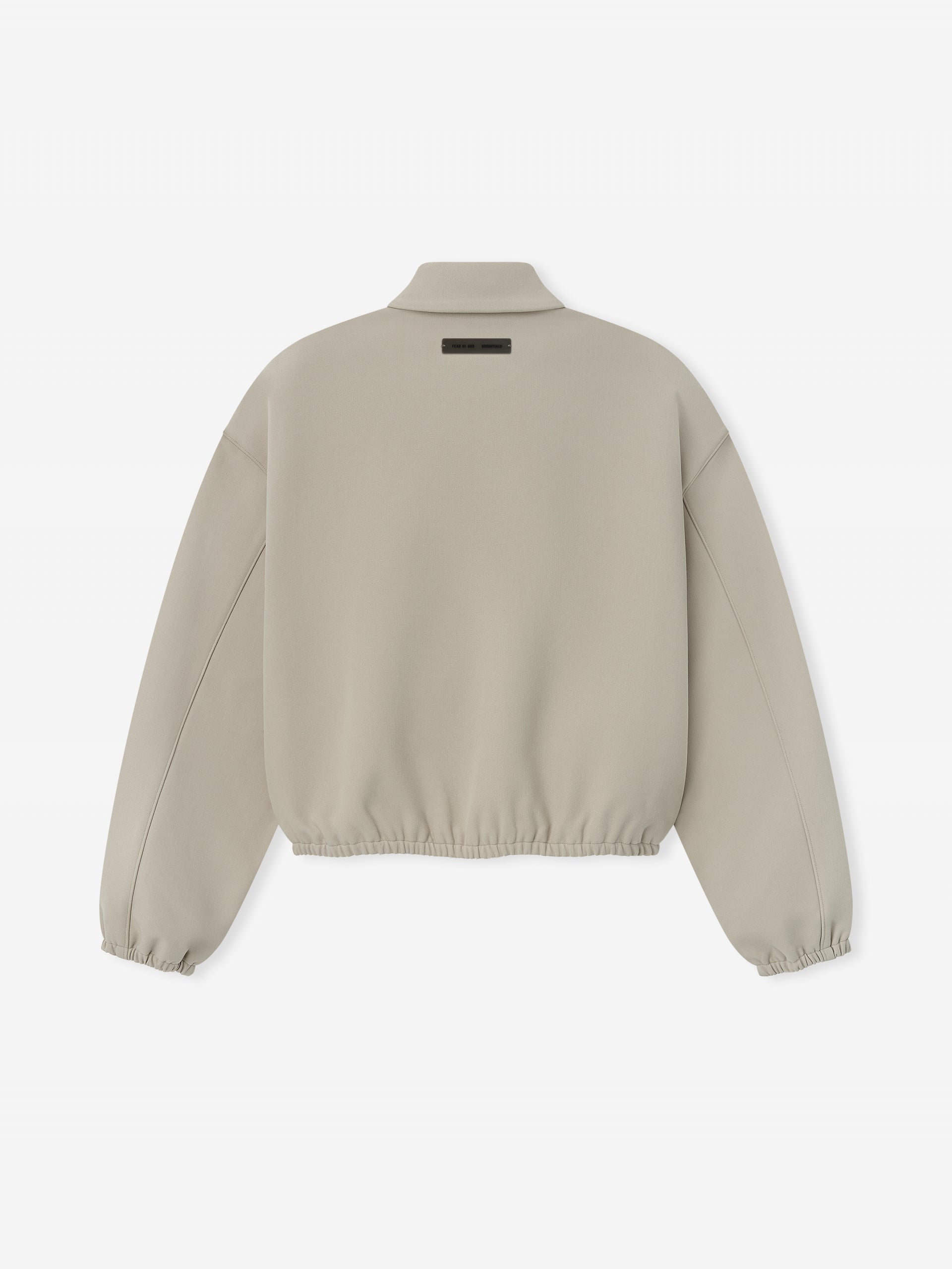 BONDED CANVAS ZIP UP JACKET - TIMBER