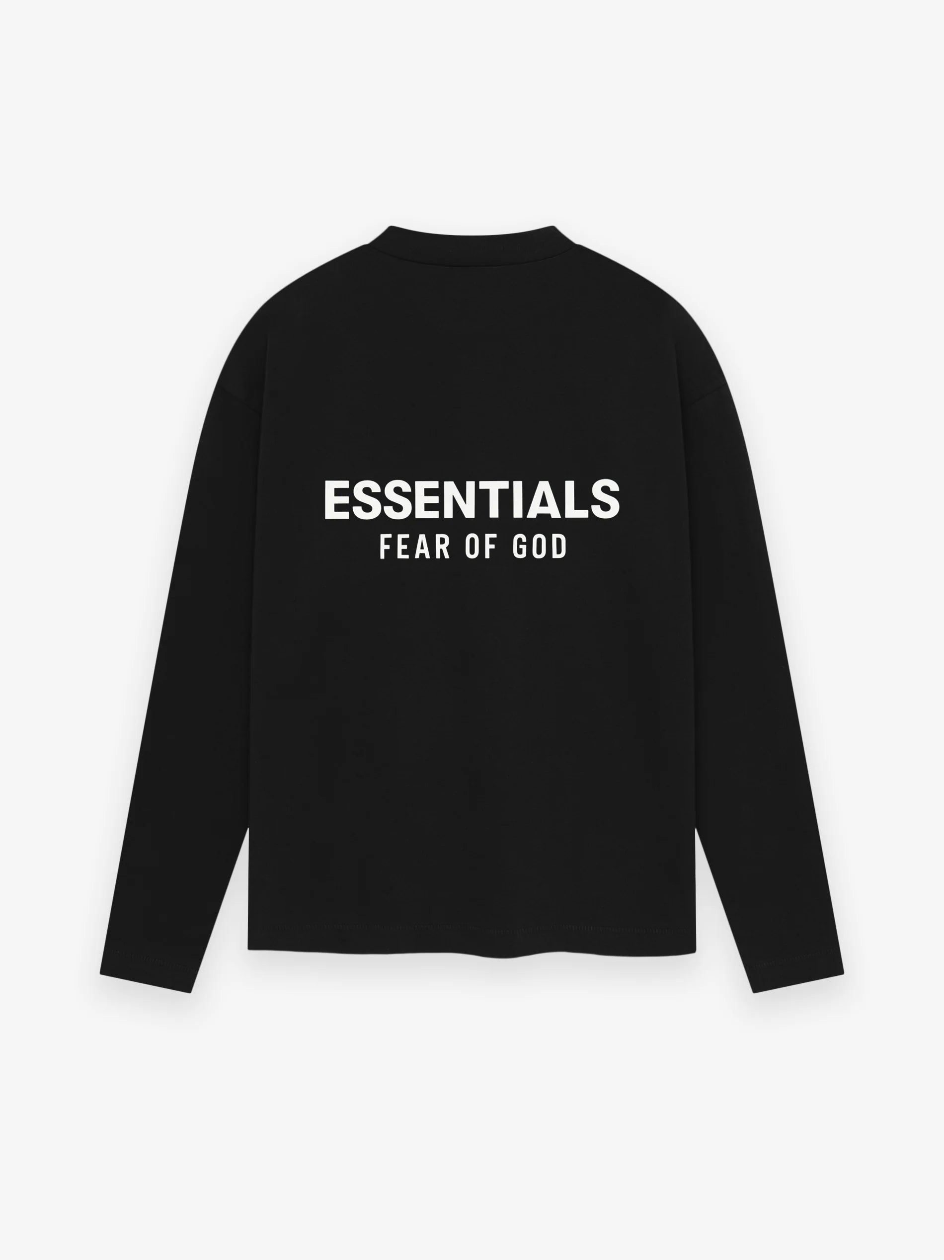 CLASSIC FIT LONG SLEEVE TEE - JET BLACK