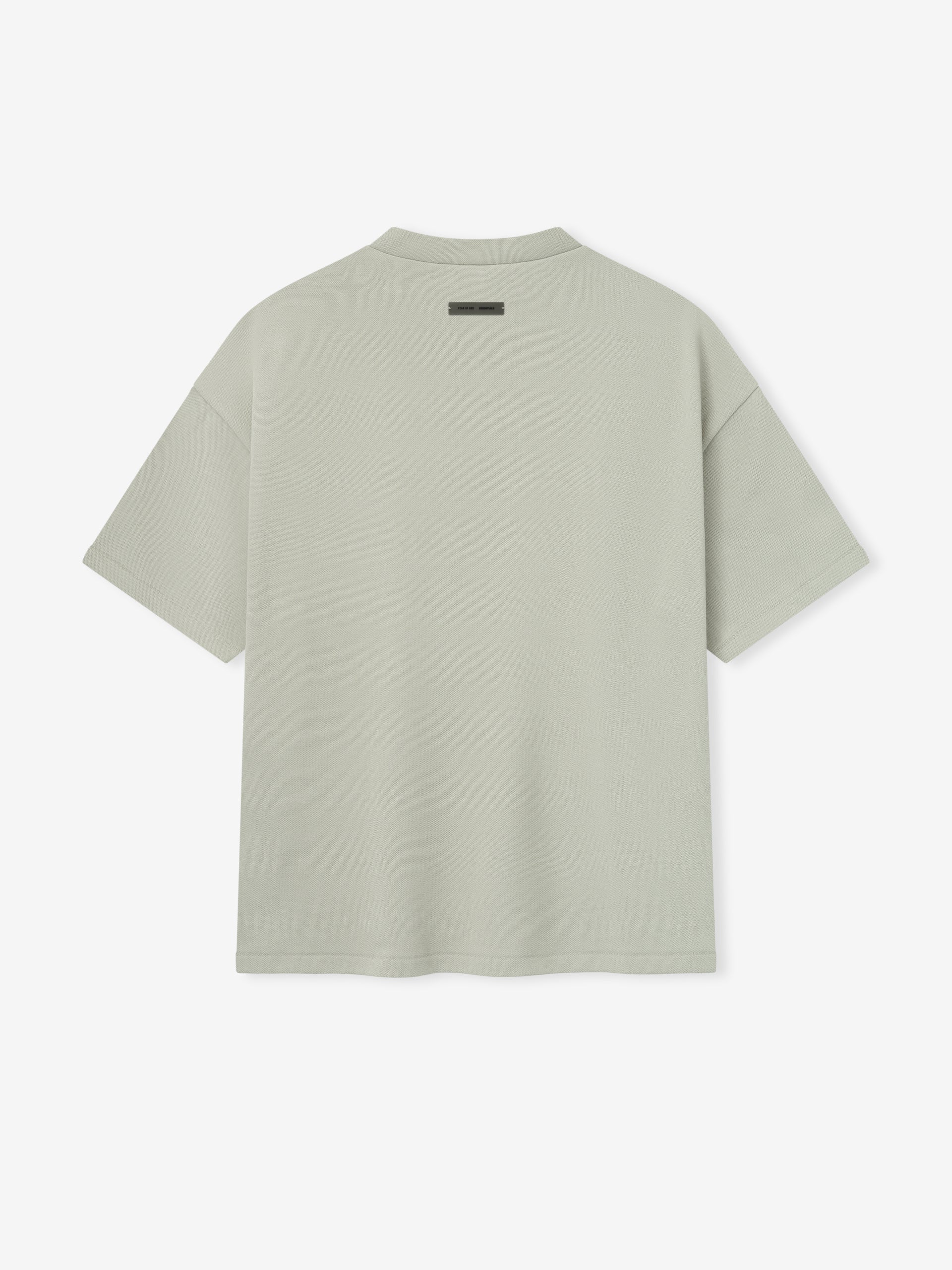 PIQUE 90S TEE - ABBEY STONE
