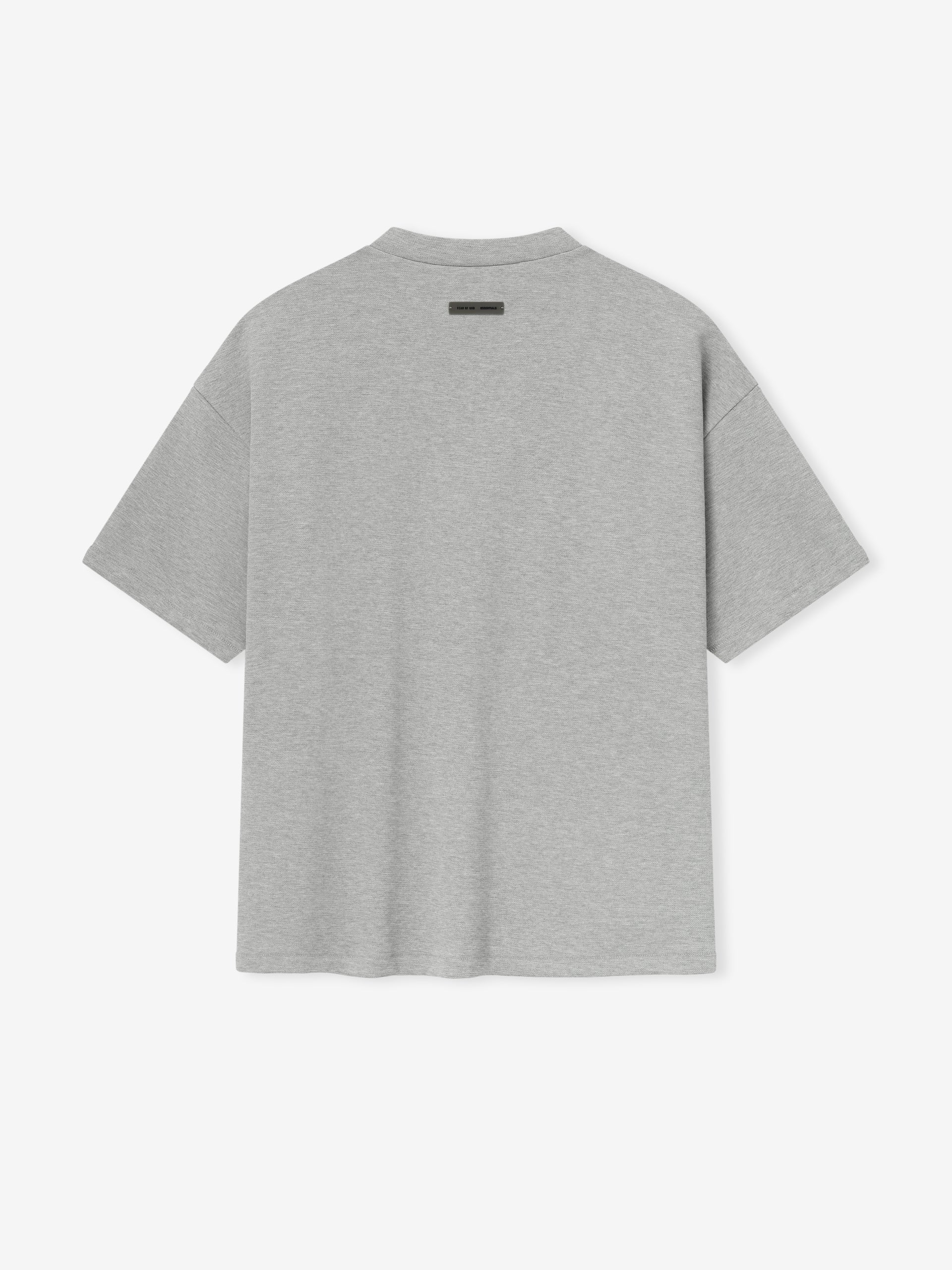 PIQUE 90S TEE - CONCRETE HEATHER