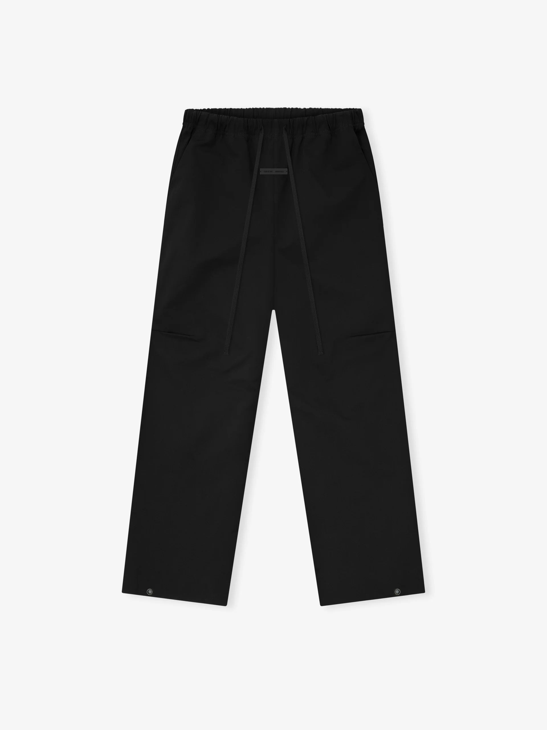 BONDED CANVAS WORK PANT  - JET BLACK