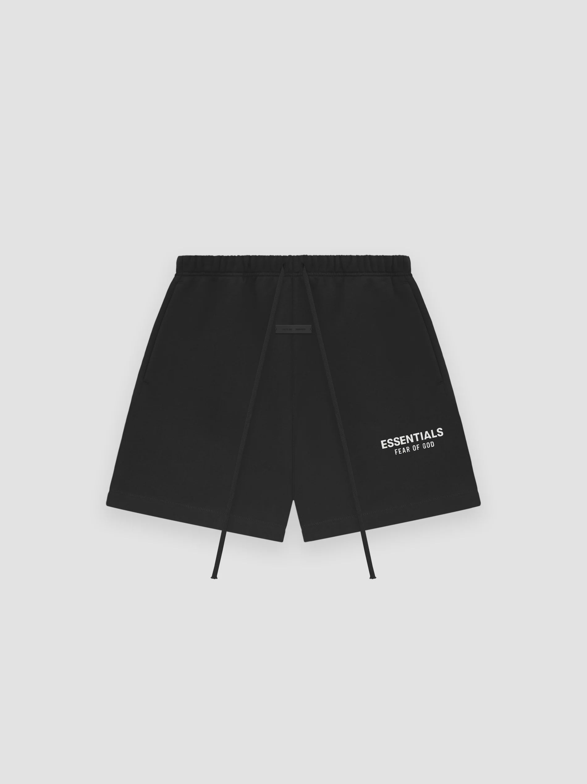 SOCCER FLEECE SHORTS - JET BLACK