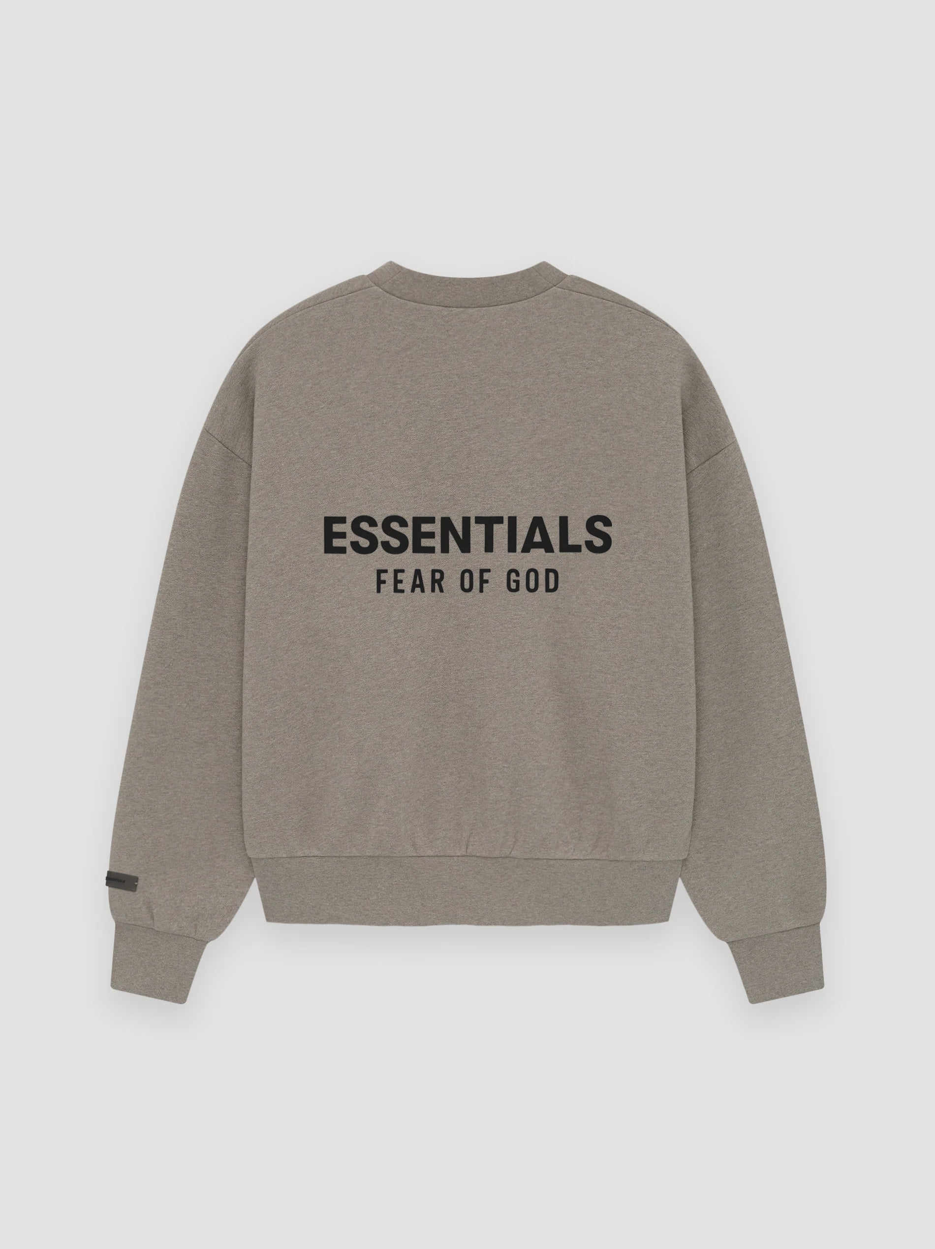 CLASSIC FIT FLEECE CREWNECK - HEATHER STONE