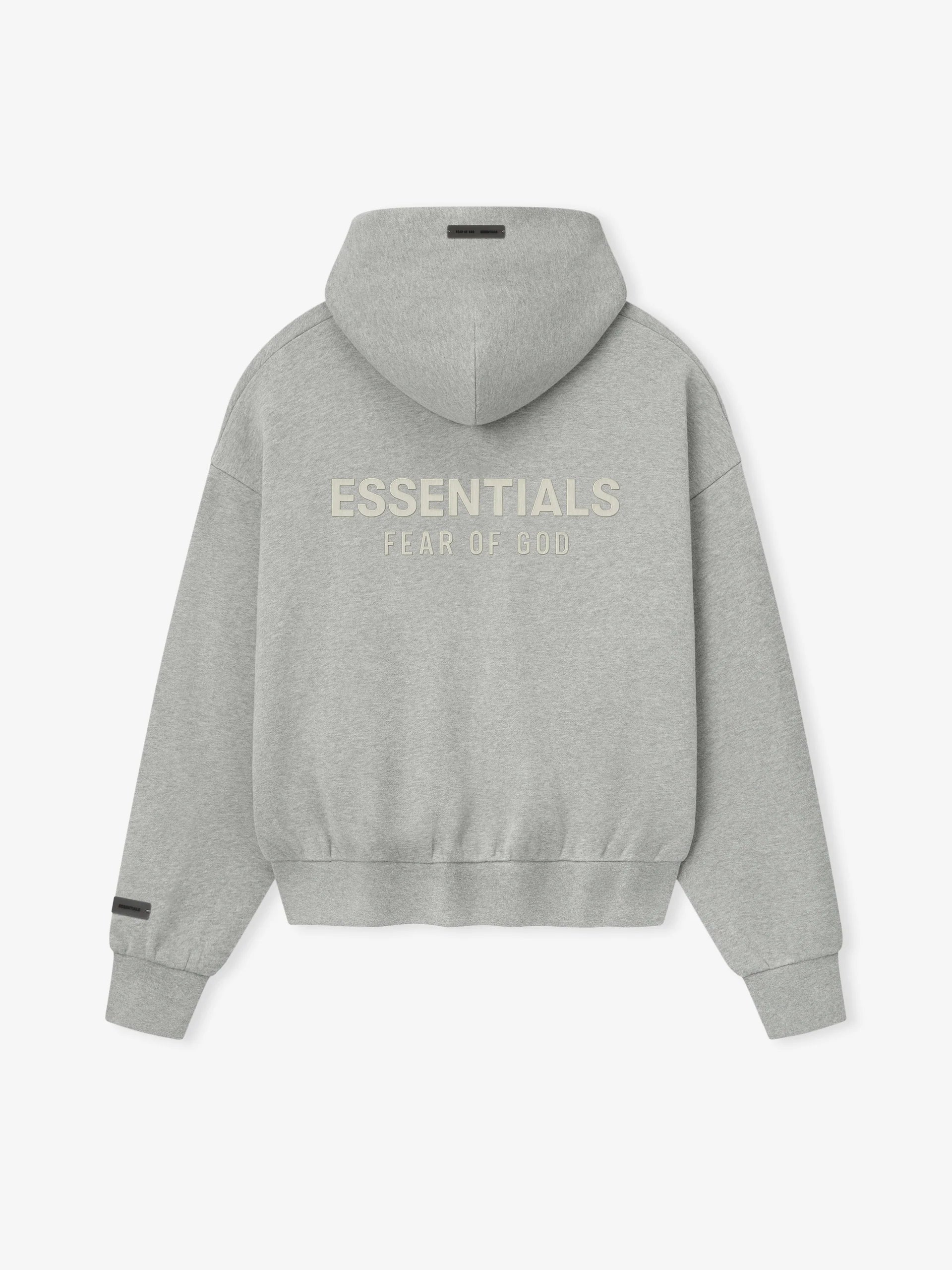 CLASSIC FULL ZIP HOODIE  - CONCRETE HEATHER